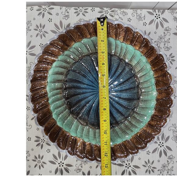 NWT John Derian for Target Feathers Round Serving Platter – 13" Stoneware - Picture 6 of 7